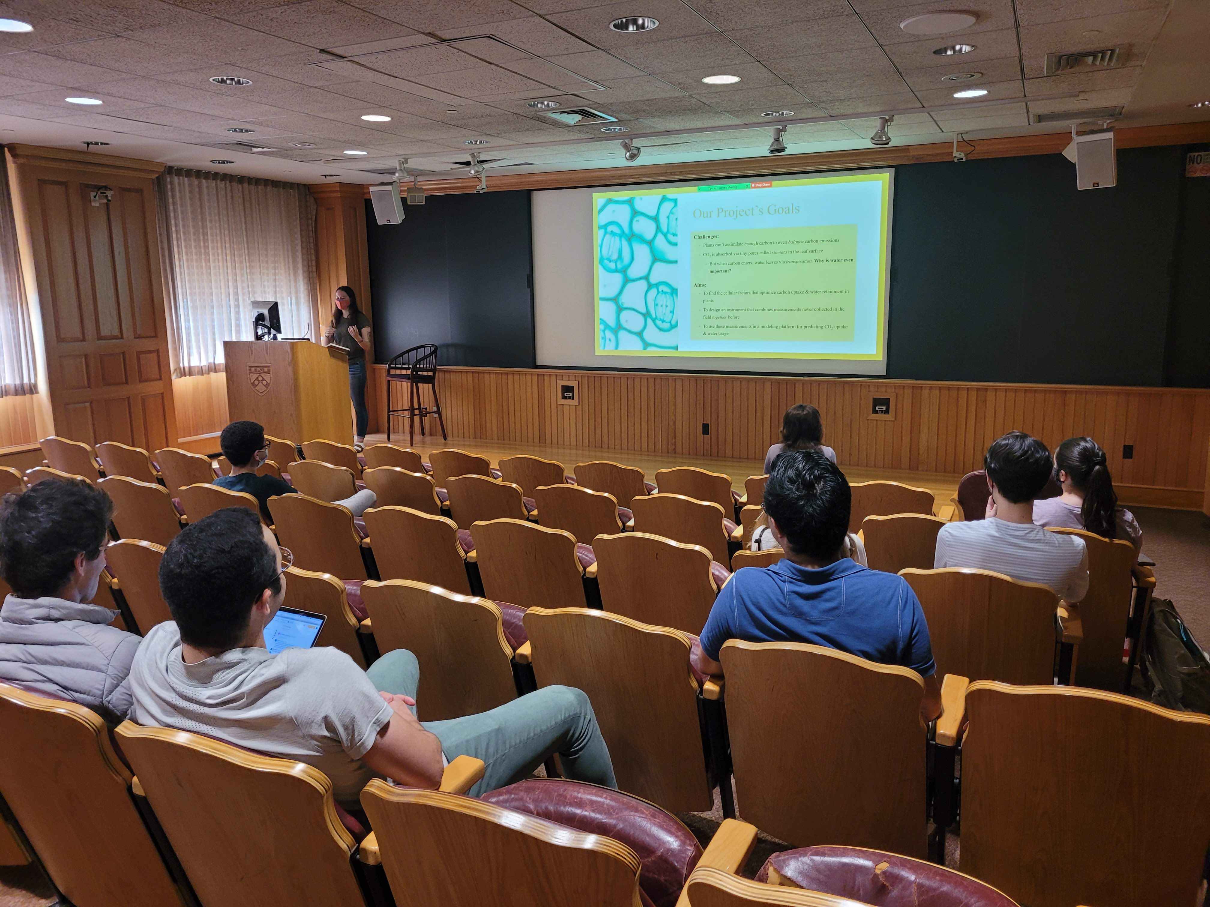 Communicating science effectively to help audiences understand your work is important, in all scientific fields and especially when it comes our work in energy. Students gain practice talking about their research to audiences from all different backgrounds and receive feedback and guidance to help them grow as scientists and engineers! 